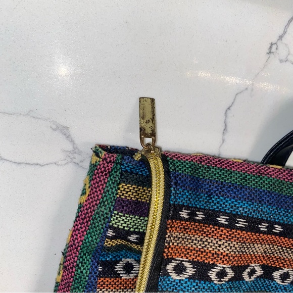 Multicoloured women’s backpack - Picture 9 of 11